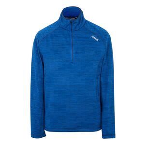 Regatta Mens Yonder II Half Zip Fleece Top / Snorkel Blue